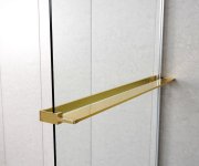 Polysan Polička Zkracovatelná Na Walk-in Zástěnu 60-140cm, Zlato Mat