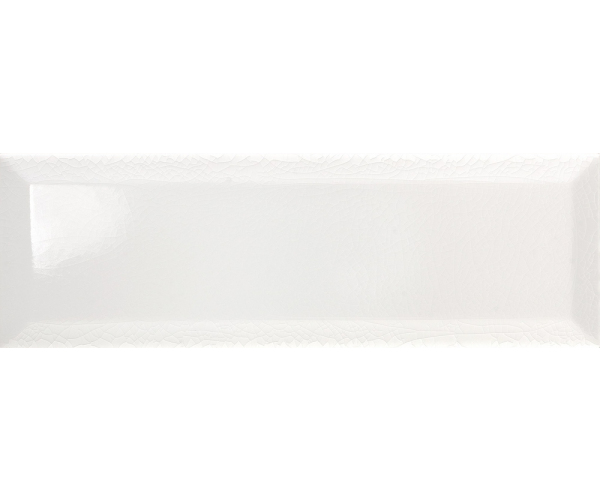 Retro obklad Tonalite Kraklé bianco diamantato 10x30 - bílá