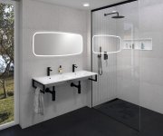 Sapho Tong Zrcadlo S Led Osvětlením 120x50cm