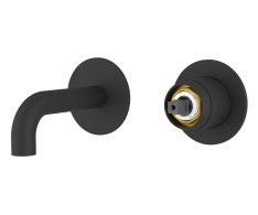 Sapho Ultramix Tělo Podomítkové Dvouprvkové Umyvadlové Baterie, Hubice 10cm, černá Mat