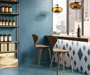 Dlažba jako cihla Cerdomus Crete Cobalto Matt 20x20 - modrá