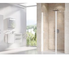 Sprchové dveře Chrome CSD2 - CSD2 100, bílá matná+transparent