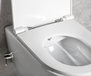 Isvea Infinity Cleanwash Závěsná Wc Mísa, Integrovaný Ventil A Bidet. Sprška, Rimless, 36,5x53cm, Bílá