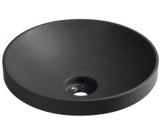 Sapho Verto Umyvadlo Zápustné, Litý Mramor, Průměr 40,5cm, Antracit Mat