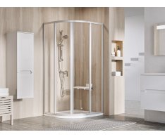 Sprchový kout Supernova SKCP4 - SKCP4 90x90, 195 satin+transparent