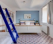 Dlažba jako kámen Saime Shine Azzurro 60x60 Matt. Rett. - modrá
