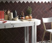 Dlažba jako beton CIR Miami Red Clay 10x20 - vínová