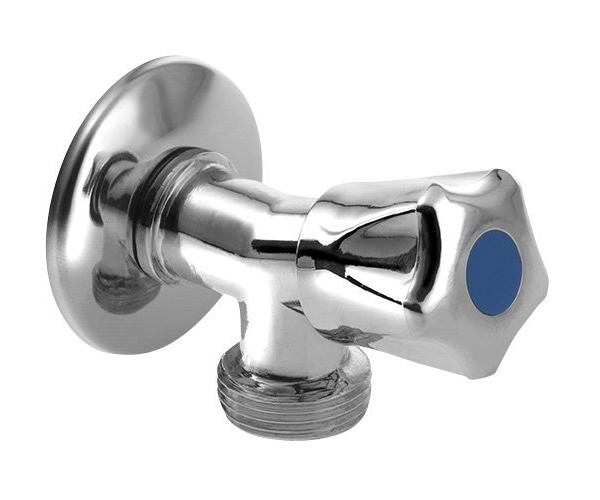 Aqualine Pračkový Ventil Se Zpětným Ventilem, 1/2"x3/4", Chrom