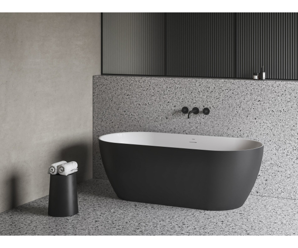 Vana Freedom O Tec - Vana Freedom O Tec 170x77 volně stojící, černá/bílá, krytka od