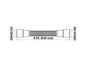 Bruckner Flexi Dopojení Dn50/40-dn40/50