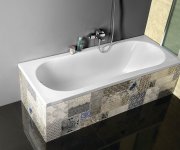 Aqualine Jizera Vana 160x70x39cm, Bílá