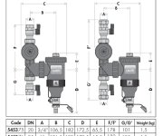 Multifunkční Zařízení S Odkalovačem 1", S Magnetickým Kroužkem, 3 Bary, Do 90°c CLF545376
