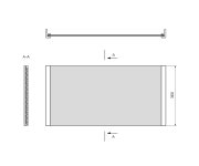 Polysan Universal Nika Panel 130x36cm