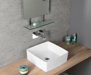 Sapho Avice Deska Pod Umyvadlo 100x50cm, Tl.5cm, Dub Rover