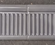 Retro listela Equipe Evolution Rex Gris Oscuro 7,5x15 - šedá (skladem)