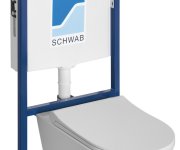 Sapho Avva Závěsné Wc Rimless S Podomítkovou Nádržkou A Tlačítkem Schwab, Bílá