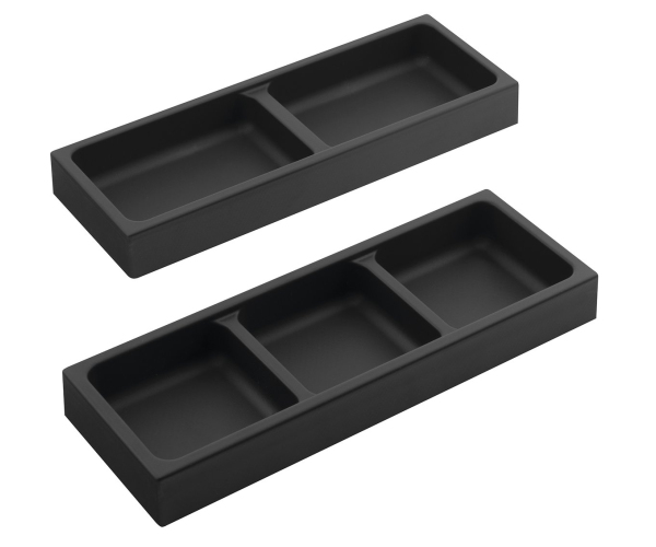 Sapho Lindo Boční Organizér, Sada 2ks, 114x323mm, Plast, Antracit