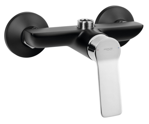 Aqualine Sintra Nástěnná Baterie 3/4", Bez Ramínka, černá Mat/chrom