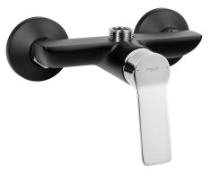 Aqualine Sintra Nástěnná Baterie 3/4", Bez Ramínka, černá Mat/chrom