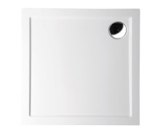 Polysan Karia Sprchová Vanička Z Litého Mramoru, čtverec 90x90cm, Bílá