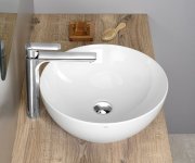 Gsi Pura Keramické Umyvadlo Na Desku, Průměr 42cm, Bílá Extraglaze