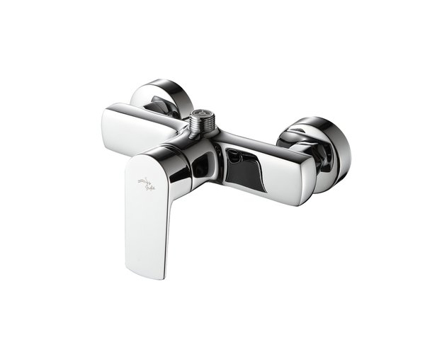 Porto, Sprchová Stěnová Baterie S Horním Vývodem, Bez Sprchové Sady, Rozteč 150 Mm