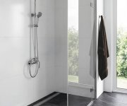 Aqualine Lotta Sprchový Sloup S Pákovou Baterií, Chrom