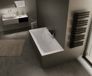 Polysan Kaldera Slim Obdélníková Vana 180x80x40cm, Bílá