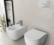 Isvea Infinity Bidet Závěsný, 36,5x53cm, Bílá