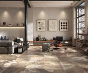 Dlažba jako kámen Bottega Blend Taupe 60x120 Nat. Rett. - béžová