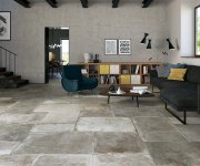 Dlažba jako kámen Fioranese Montpellier Cenere 60,4x90,6 Rett. - šedá