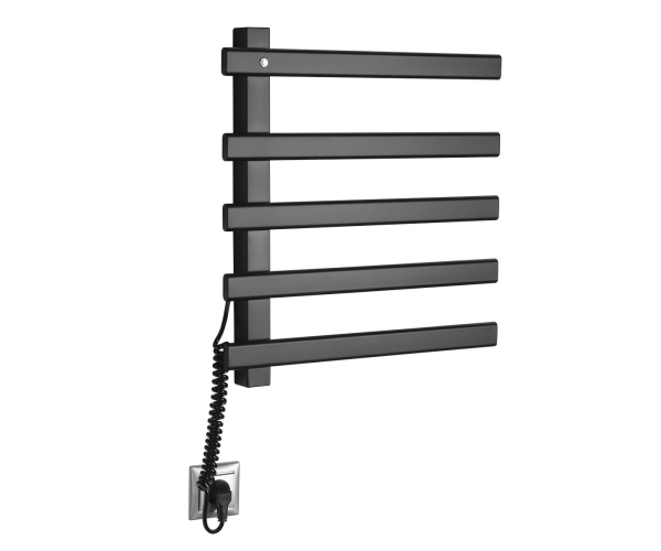 Sapho Elcor Elektrický Sušák Ručníků 480x520x50 Mm, 63 W, černá Mat