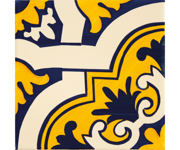 Vzorovaný dekor Aleluia Ceramicas Abbey 14x14 PM024