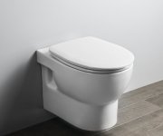 Isvea Absolute Závěsná Wc Mísa, Rimless, 35x50cm, Bílá