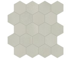 Marca Corona Vulcanica Esagone Argento 31x30,3 (6,6x7,6) Nat.