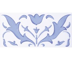 Brennero (Fineza) Ricordi Stencil Bleu list. alto 10x20