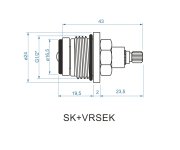 Vršek 1/2 K Bat.madison  (čep) SK+VRSEK