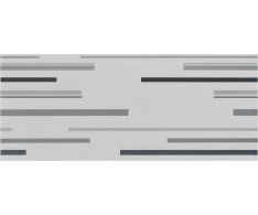 Polis N.Y.C. Skyline Decoro Grigio 25x60